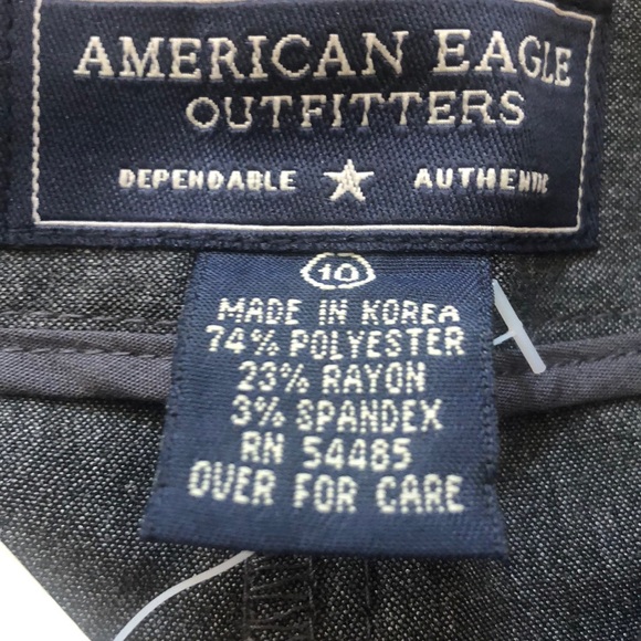 NWT American Eagle Gray Dress Pants - size 10 - Picture 3 of 6